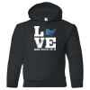 18500B Youth Heavy Blend Hooded Sweatshirt Thumbnail